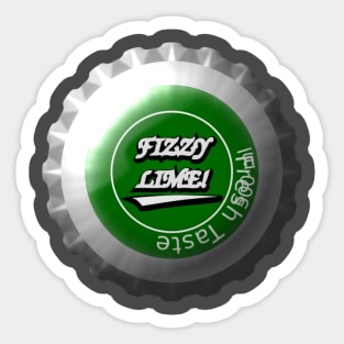 Fizzy lime Sticker